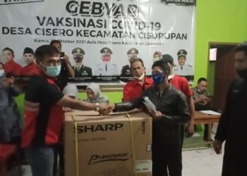 H Memo Hermawan Ikut Sukseskan Gebyar Vaksinasi di Desa Cisero Kecamatan Cisurupan