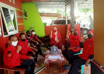 Ali Jamhari Gelar Konsolidasi di Ranting Desa Telukambulu