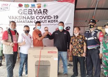 Warga Kabupaten Sumedang, Peroleh Doorprize Utama dari Gebyar Vaksinasi DPC PDI-Perjuangan Garut