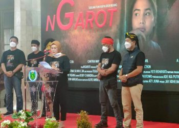 Apresiasi Karya Sineas Lokal, Bupati Indramayu Nina Agustina Launching Film Ngarot