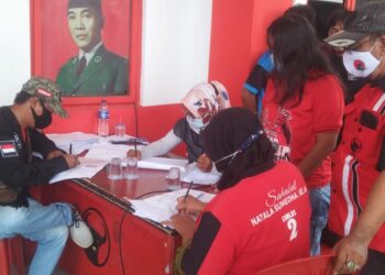 Peringati Hari Sumpah Pemuda , Banteng Karawang Gelar Vaksinasi Covid-19