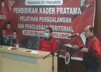 DPC PDI Perjuangan Kota Cimahi Gelar Training Of Trainers Pendidikan Kader Pratama