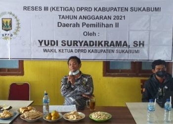 Yudi Suryadikrama Reses lll Tahun Anggaran 2021, Selain Serap Aspirasi Warga Kalapanunggal Juga Paparkan Percepatan Pembangunan Sukabumi Selatan