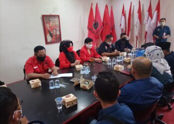 Road Show Silaturahmi dan Sosialisasi, KPU Kunjungi DPC PDI Perjuangan Kabupaten Sukabumi