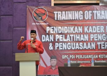 Persiapan Pemilu 2024, DPC PDI Perjuangan Kota Bekasi Menggelar Training Of Trainers Pendidikan Kader Pratama