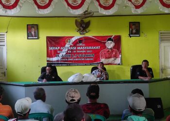 Anggota DPRD Subang H. Adik Menyapa Masyarakat Di Rawameneng, H. Adik : Nelayan Di Blanakan Usulkan Alat Tangkap Ikan.