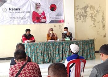 Reses I di Hari Ke 4 DPRD Jabar Hj Elin Suharliah Desa Cikidang Usulkan Perbaikan Jalan Ke Arah Pertanian