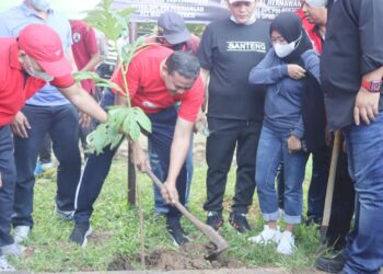 Tri Adhianto Tanam 1.000 Pohon Sukun di Bekasi Utara