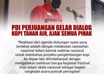 PDI Perjuangan Gelar Dialog Kopi Tanah Air, Ajak Semua Pihak