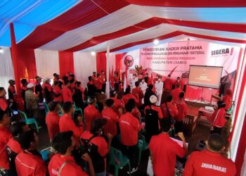 Pendidikan Kader Pratama Angkatan Ke-2 PDI Perjuangan Ciamis Dibuka Sekretaris DPD PDI Perjuangan Jawa Barat.