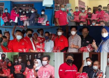 Menuju Hatrick Di 2024, Natala Sumedha Berikan Seragam Partai Di Dapil I