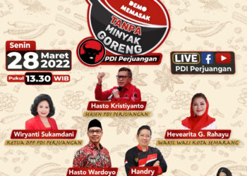 PDI Perjuangan Gelar “Demo Memasak Tanpa Minyak Goreng.
