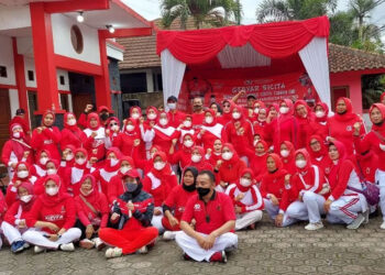 Tingkatkan Imunitas, PDI Perjuangan Kabupaten Bandung Gelar Senam Cinta Tanah Air