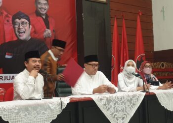 Gelar Silaturahmi, PDI Perjuangan Jabar Bagikan Bingkisan Lebaran Untuk Kader dan Awak Media