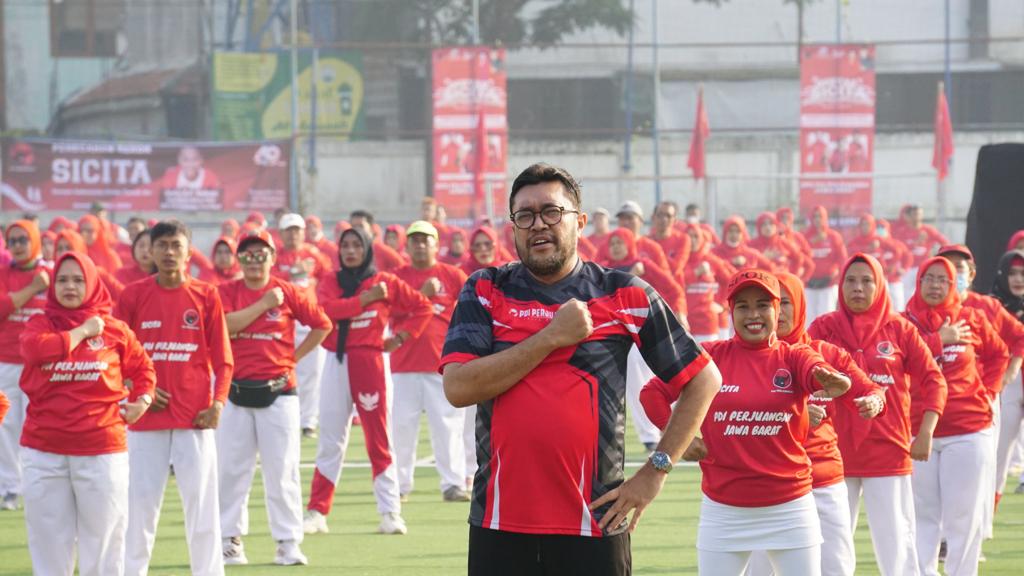 Senam Sicita Kuatkan Semangat Kerja Kerakyatan