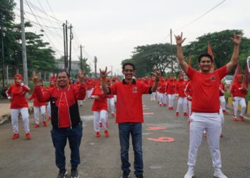 PDI Perjuangan Kabupaten Bekasi Tampilkan Gerakan Sicita Cetak Rekor Muri
