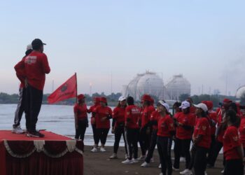 Kampanyekan Hidup Sehat, Senam SICITA PDI Perjuangan Indramayu Diikuti 500 Peserta