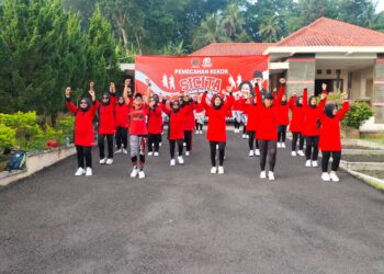 Ikut Pecahkan Rekor Muri, Nana Suryana berharap Senam Sicita Menjadi Habit atau Kebiasaan Baru Masyarakat Kota Banjar