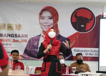 Gelar Sosialisasi Sketsa 4 Pilar Kebangsaan Hj. Ineu Tekankan Wawasan Kebangsaan.