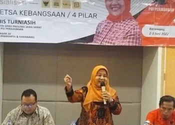 DPRD Jabar Hj. Iis Turniasih, Gelar Sketsa Kebangsaan Iis Turniasih Di Kecamatan Ciampel Kabupaten Karawang