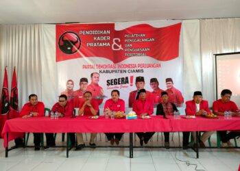 PDI Perjuangan Ciamis Kembali Gelar PKP di Komplek Pesantren.