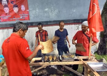 Refleksi Bulan Bung Karno: PDI Perjuangan Kota Sukabumi Ikuti Festival Kuliner Ikan Bakar Nusantara