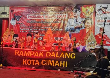 Bulan Bung Karno 2022, DPC PDI Perjuangan Kota Cimahi Gelar Pentas Seni Budaya Wayang Golek