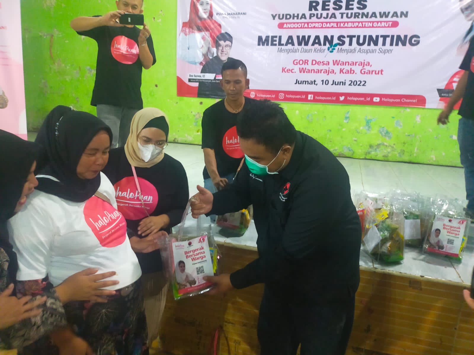 Reses Terakhir, Yudha Puja Turnawan Gandeng HaloPuan Dalam Penanganan Stunting di Kabupaten Garut