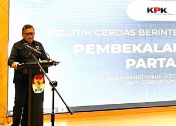 Sekjen Hasto: Caleg-Cakada Wajib Bersertifikat Elearning KPK