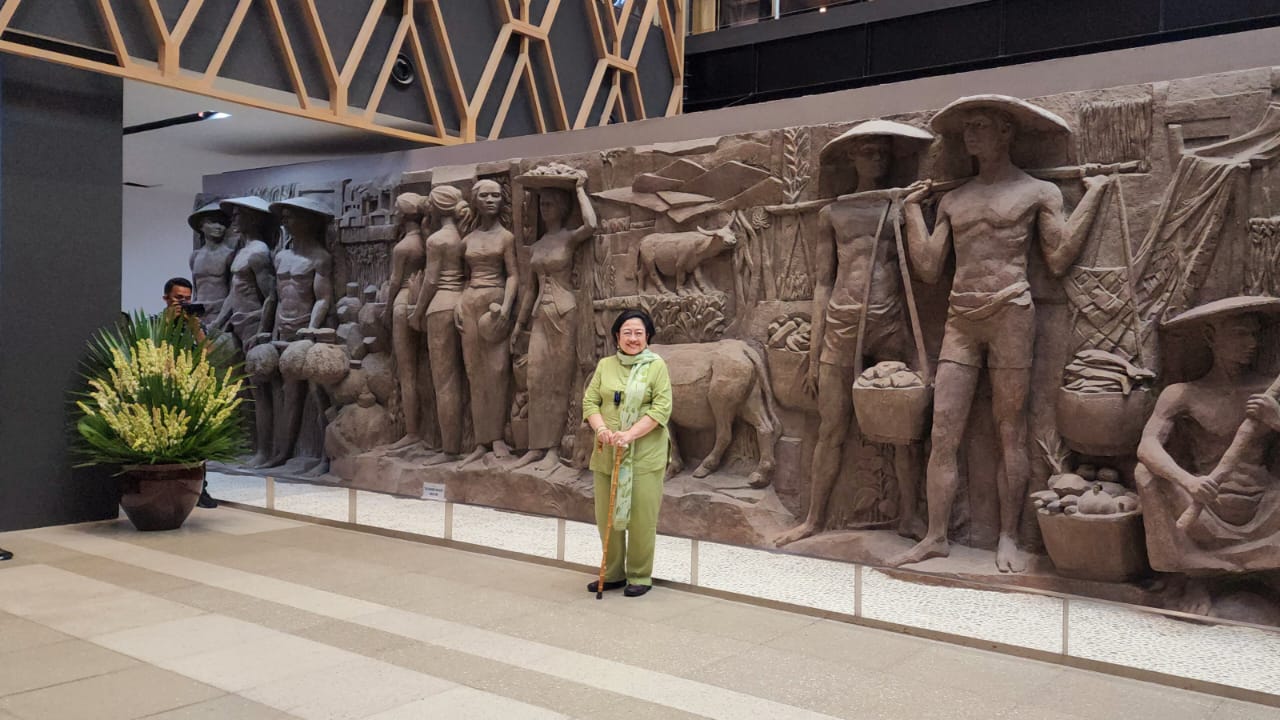 Terkesan Seni Relief di Sarinah yang “Disembunyikan”,  Megawati: Itu Luar Biasa