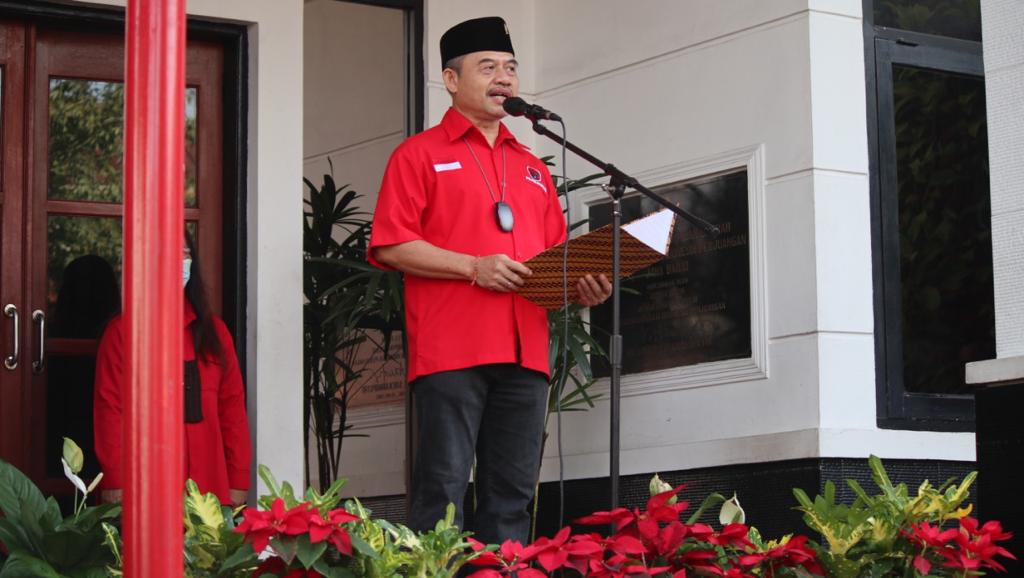 DPD PDI Perjuangan Jabar Gelar Upacara Harlah Pancasila