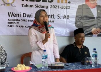DPRD Jabar Weni Dwi Aprianti Ajak Pemuda Bantu Kelola Sistem Informasi di Tingkat Desa