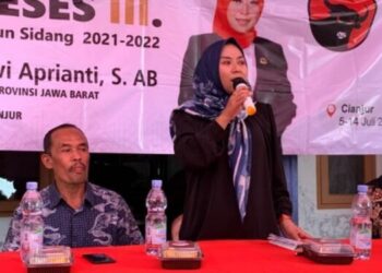 DPRD Jabar Weni Dwi Aprianti Laksanakan Reses III Tahun Sidang 2021-2022 di Kecamatan Pacet Kabupaten Cianjur