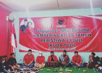 Peringati 26 Tahun Kudatuli, DPC PDI Perjuangan Garut Gelar Pengajian dan Tahlil Bersama