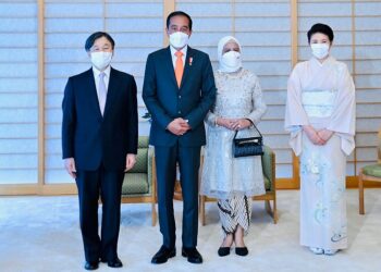 Presiden Jokowi Temui Kaisar dan Permaisuri Jepang
