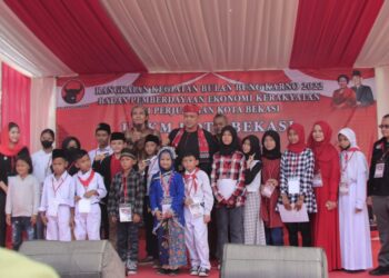 BPEK PDI Perjuangan Kota Bekasi Gelar Lomba Baca Puisi dan Pidato Khusus Pelajar Dalam Rangka Memperingati Bulan Bung Karno