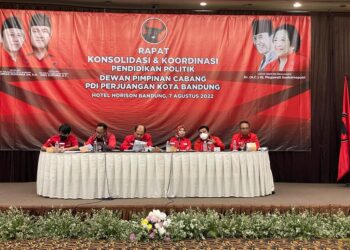 DPC PDI Perjuangan Kota Bandung Gelar Rakor Konsolidasi