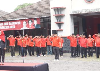 PDI Perjuangan Kabupaten Subang Gelar Upacara Peringatan Hari Kemerdekaan RI