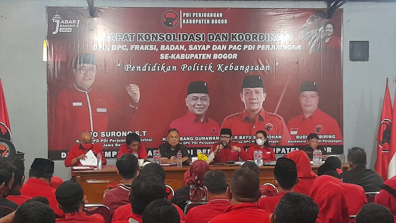 Kuatkan Konsolidasi, PDI Perjuangan Kab Bogor Bertekat Menangkan Pemilu 2024