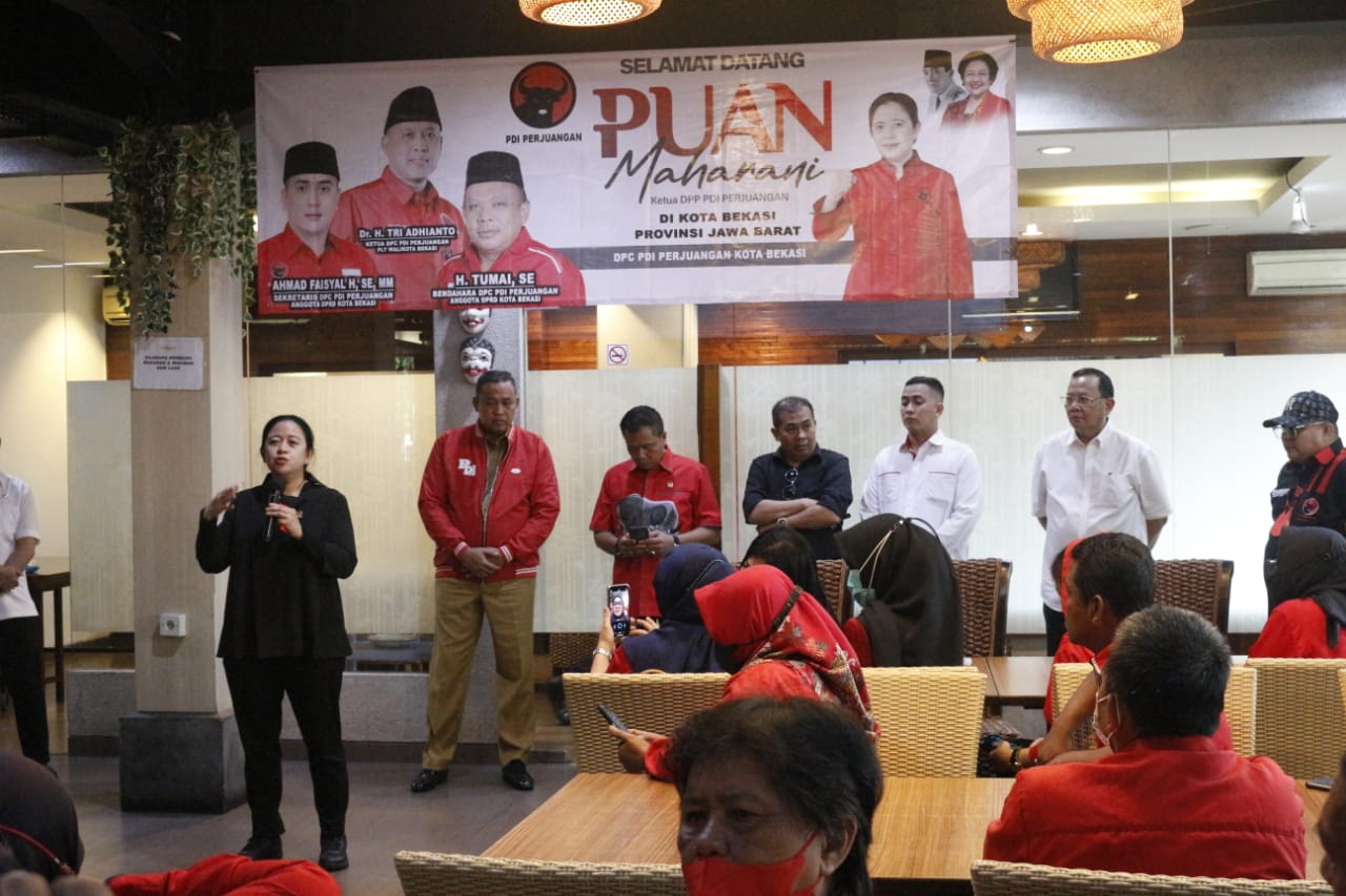 Puan Maharani Ramah tamah dengan Kader PDI Perjuangan Kota Bekasi