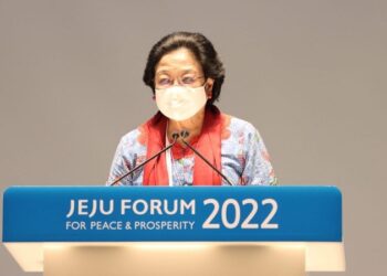 Megawati Suarakan Perdamaian di Jeju Peace Forum 2022
