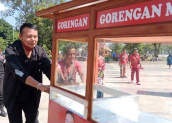 TB Hasanuddin Berikan 20 Gerobak dan Modal untuk Ratusan Pelaku UMKM di Sumedang