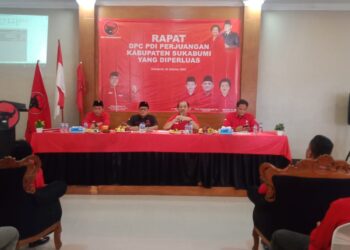 Perkuat Struktur Partai, DPC PDI Perjuangan Kab. Sukabumi Gelar Rapat Diperluas