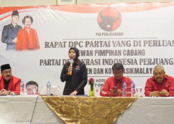 Hadapi Pemilu 2024 , PDI Perjuangan Kota Tasikmalaya Laksanakan Rapat DPC Yang Diperluas