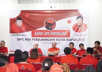 DPC PDI Perjuangan Kota Bandung Gelar Rapat DPC Diperluas Bersama PAC