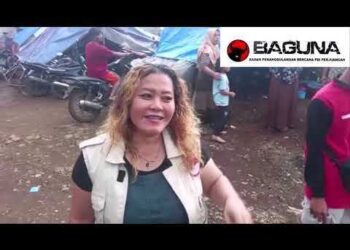 BAGUNA Jawa Barat membagikan sembako,obat-obatan,makanan,makanan bayi,pakaian,dan Melakukan kegiatan Trauma Healing Anak-anak korban gempa