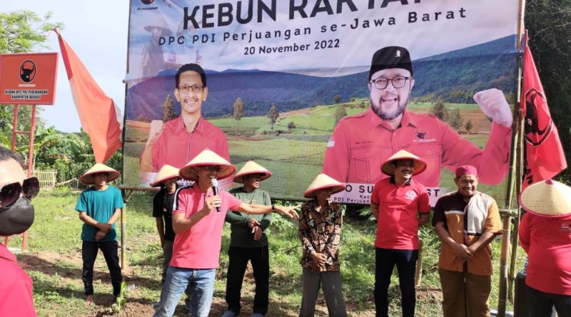 DPC PDI PERJUANGAN Kabupaten Bekasi Membuka Kebun Rakyat Demi Menjaga Ketahanan Pangan