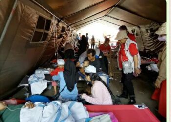 Ribka Tjiptaning Pimpin Evakuasi Korban Bencana di Cianjur