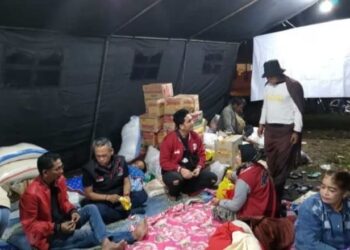 DPC PDI Perjuangan Kabupaten Bekasi Membuka Dapur Umum Untuk Korban Bencana Gempa Cianjur