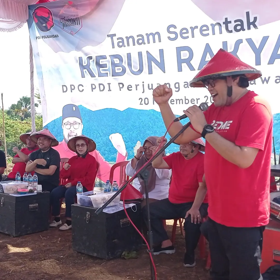 Ono Surono S.T Resmikan Kebun Rakyat Binaan PDI Perjuangan Se-Jawa Barat